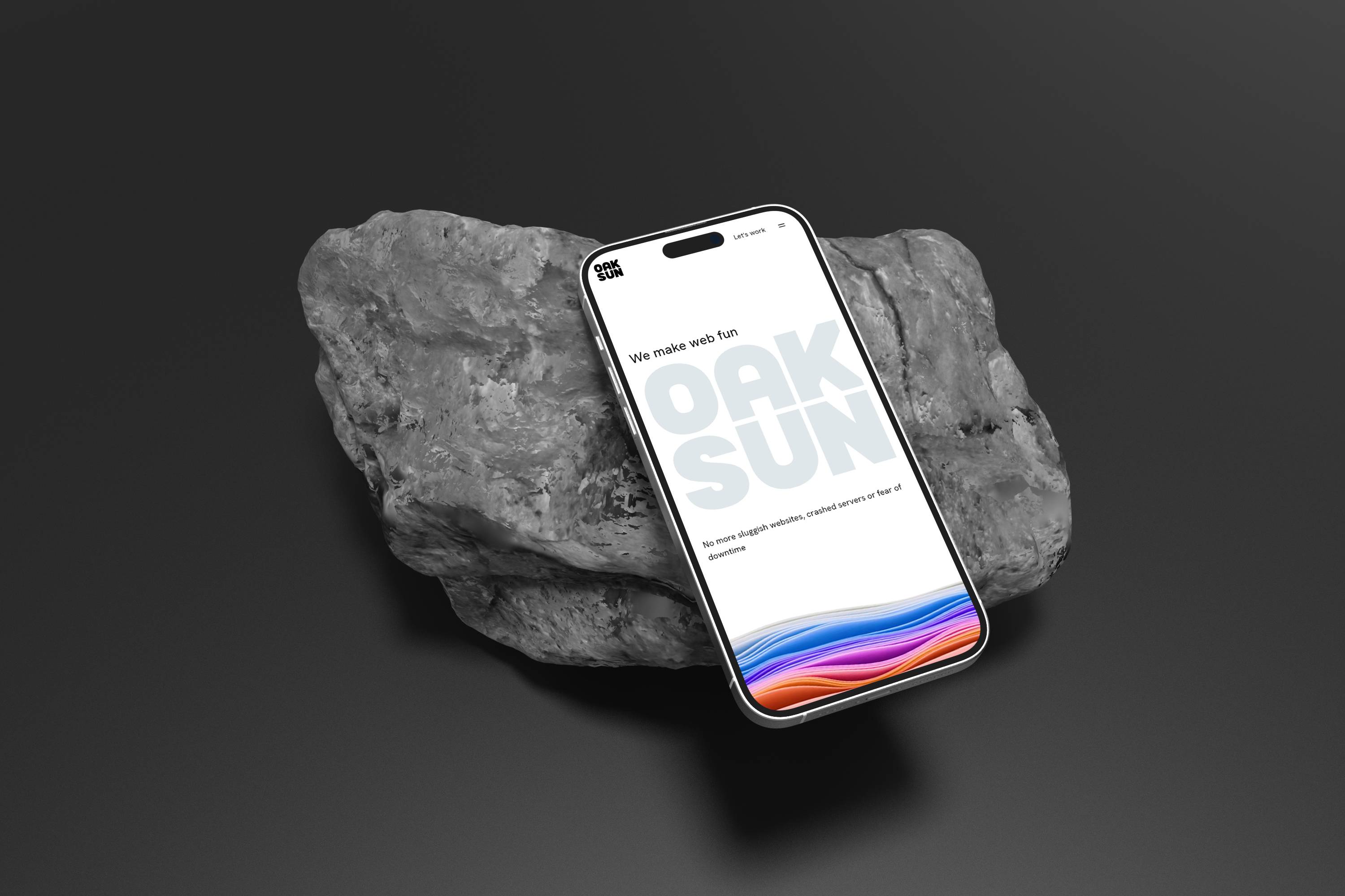 OAKSUN studio mobile website responsive design