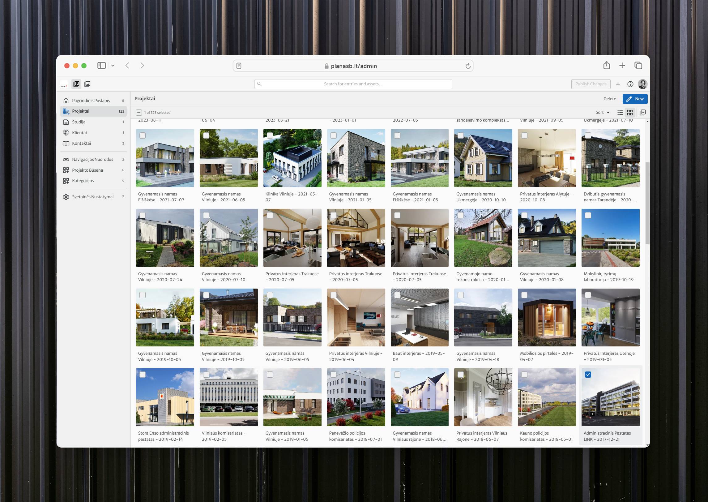 Sveltia CMS Dashboard