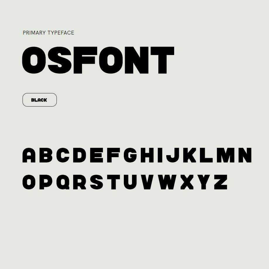 OAKSUN studio primary typeface showcase