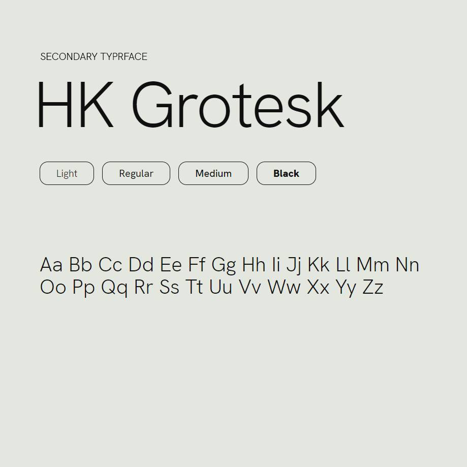 OAKSUN studio typography system demonstration